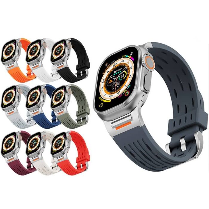 アップルウォッチ バンド Apple watch バンドスポーツ 軽い 通気 バンド