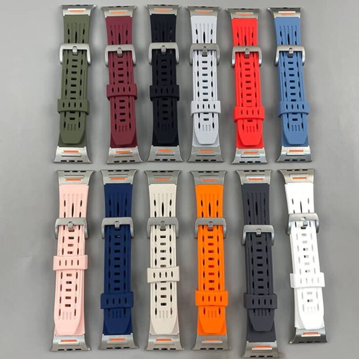 アップルウォッチ バンド Apple watch バンドスポーツ 軽い 通気 バンド