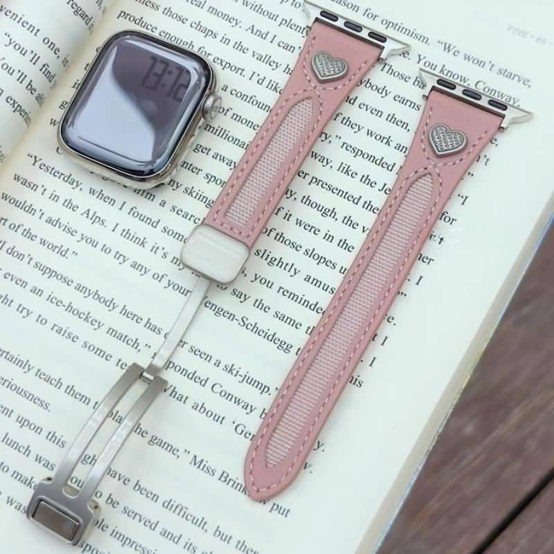 アップルウォッチバンド 本革 Apple watch バンド ベルト マグネット バックル 採用