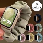 アップルウォッチバンド シュシュ レディース