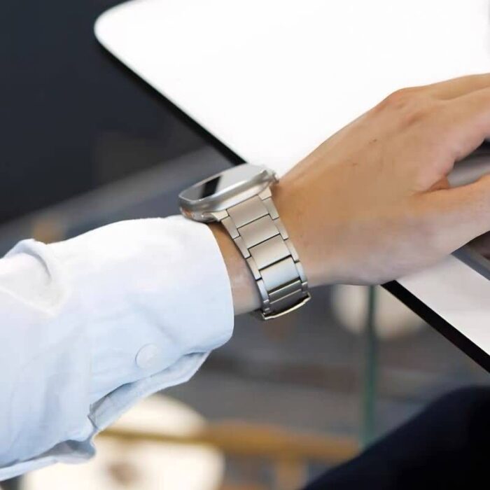 apple watch ベルト チタン 高級バンド チタニウムバンド apple watchバンド メンズ アップルウォッチ バンド
