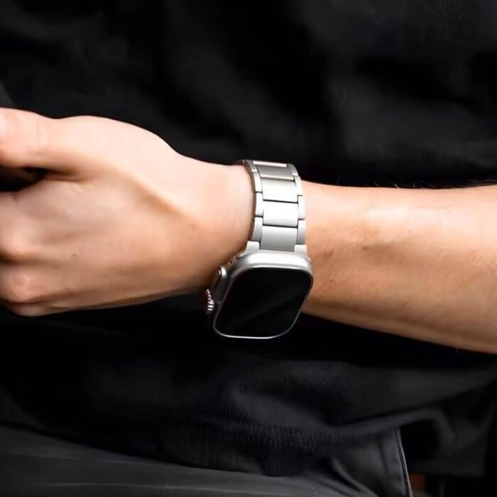 apple watch ベルト チタン 高級バンド チタニウムバンド apple watchバンド メンズ アップルウォッチ バンド