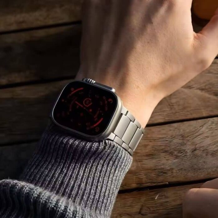apple watch ベルト チタン 高級バンド チタニウムバンド apple watchバンド メンズ アップルウォッチ バンド