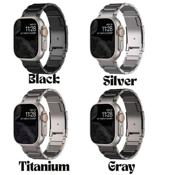 apple watch ベルト チタン 高級バンド チタニウムバンド apple watchバンド メンズ アップルウォッチ バンド