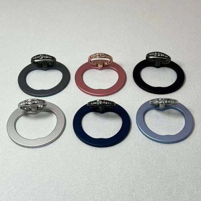 キラキラ MagSafe対応 リングホルダー アルミ合金 スマートフォン スタンドホルダー