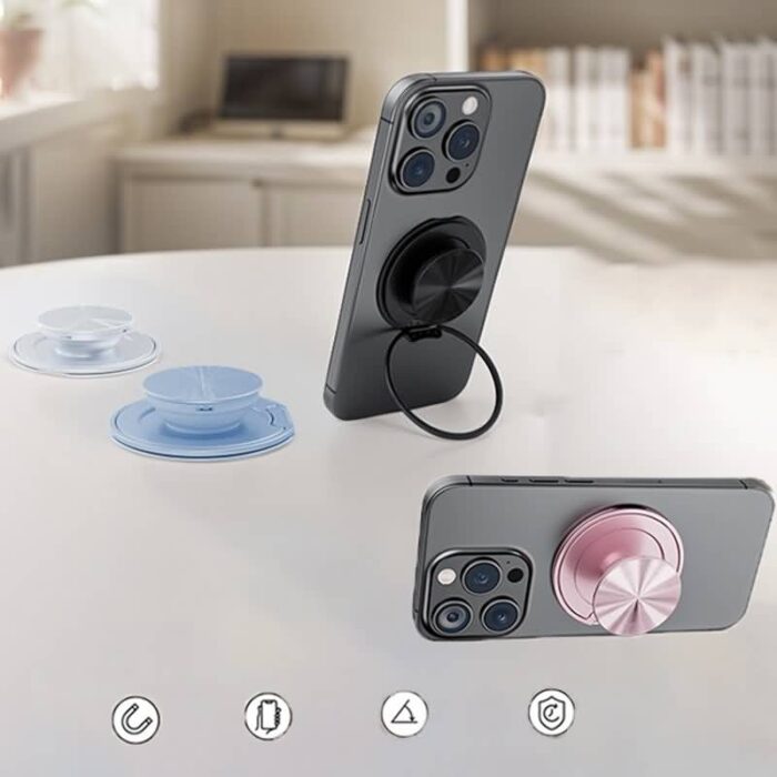 MagSafe対応 スマホグリップ スマホホルダー スタンド機能 マグセーフ リングホルダー