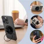 MagSafe対応 スマホグリップ スマホホルダー スタンド機能 マグセーフ リングホルダー