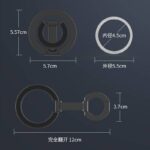 両面磁石 スマホ リング スマートフォン リングホルダー 両面マグネット 折りたたみ スマホリング
