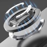両面磁石 スマホ リング スマートフォン リングホルダー 両面マグネット 折りたたみ スマホリング