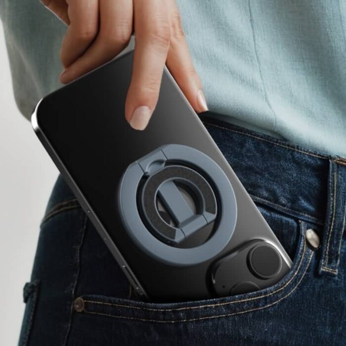 両面磁石 スマホ リング スマートフォン リングホルダー 両面マグネット 折りたたみ スマホリング